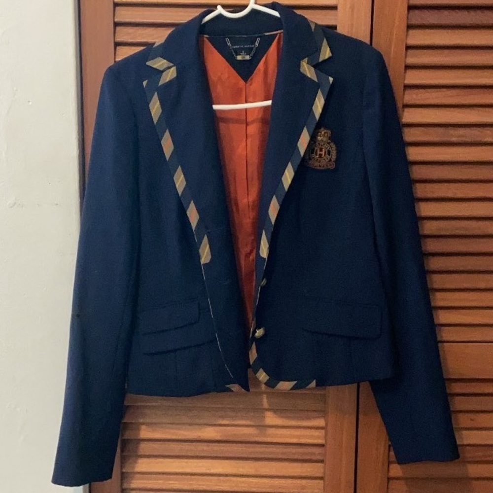 Tommy Hilfiger Navy Blue Blazer